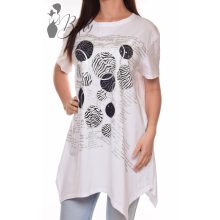 Aszimmetrikus aljú, A-vonalú tunika M/L, XL/XXL