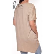 Aszimmetrikus aljú, A-vonalú tunika M/L, XL/XXL