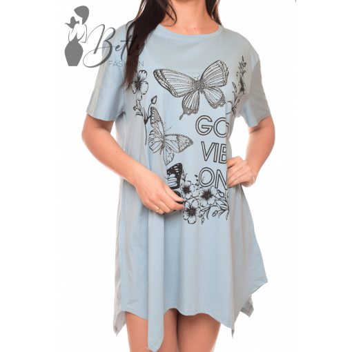 Aszimmetrikus aljú, A-vonalú tunika M/L, XL/XXL