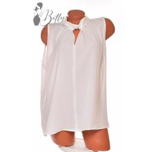 White Top with Jewelry Embellishment S/M