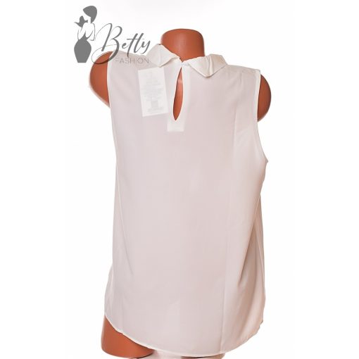 White Top with Jewelry Embellishment S/M