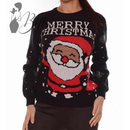 Karácsonyi mintás, kötött pulóver M/L, XL/XXL