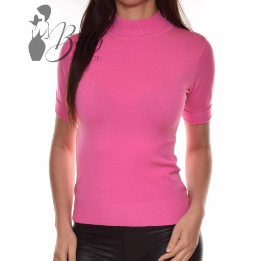 Rövid ujjú, garbós, kötött felső S-M-L