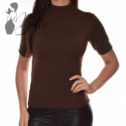 Rövid ujjú, garbós, kötött felső S-M-L