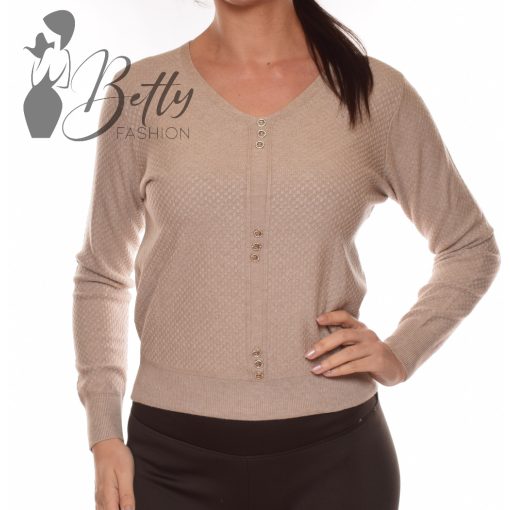 White Top with Jewelry Embellishment S/M