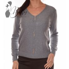 White Top with Jewelry Embellishment S/M