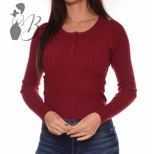 White Top with Jewelry Embellishment S/M