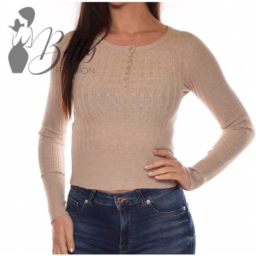 White Top with Jewelry Embellishment S/M