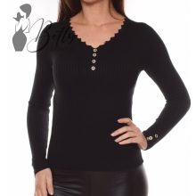 White Top with Jewelry Embellishment S/M