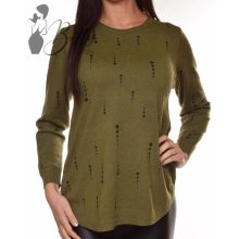 White Top with Jewelry Embellishment S/M