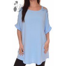 Vállain horgolt betétes, bő szabású tunika L/XL, 2XL/3XL