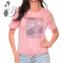 Virág díszes, megkötős, laza felső S/M, L/XL