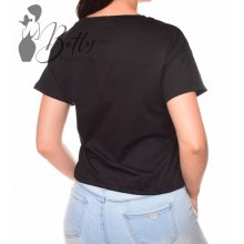 Virág díszes, megkötős, laza felső S/M, L/XL
