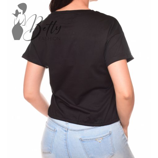 Virág díszes, megkötős, laza felső S/M, L/XL