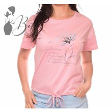 Virág díszes, megkötős, laza felső S/M, L/XL