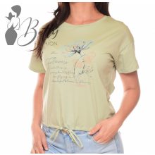 Virág díszes, megkötős, laza felső S/M, L/XL