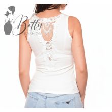 Hátán horgolt betétes atléta S/M, L/XL