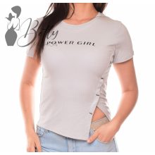 POWER GIRL feliratos felső S/M, L/XL