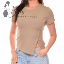 POWER GIRL feliratos felső S/M, L/XL