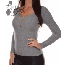 White Top with Jewelry Embellishment S/M