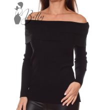 Ejtett vállú, kötött felső M-L-XL