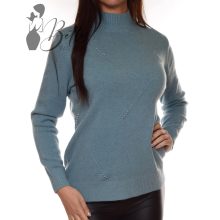 White Top with Jewelry Embellishment S/M