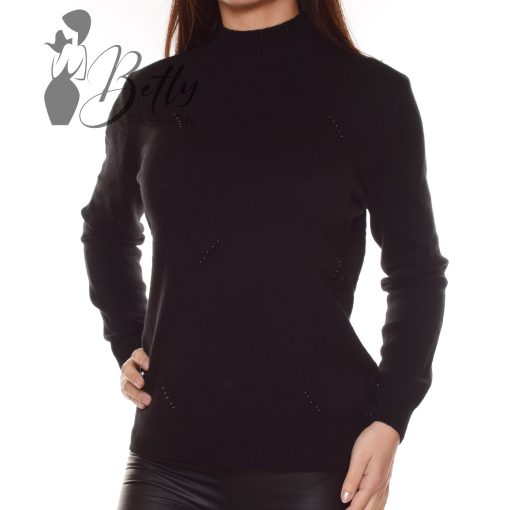 White Top with Jewelry Embellishment S/M