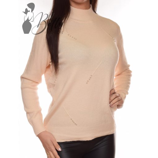 White Top with Jewelry Embellishment S/M