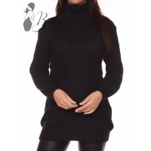 Csavart mintás, vastag, kötött tunika M/L, XL/XXL