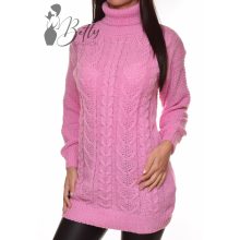 Csavart mintás, vastag, kötött tunika M/L, XL/XXL