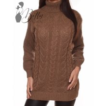 Csavart mintás, vastag, kötött tunika M/L, XL/XXL