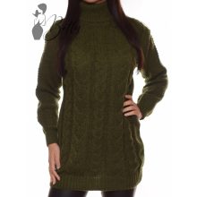 Csavart mintás, vastag, kötött tunika M/L, XL/XXL