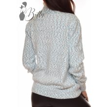 Puha, cirmos anyagú, meleg pulóver M/L, XL/2XL