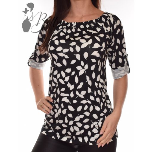 A-vonalú, mintás, vállra húzható felső L, XL, 2XL