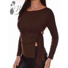 Fémdíszes, felsliccelt felső S-M-L