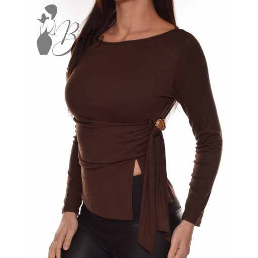 Fémdíszes, felsliccelt felső S-M-L