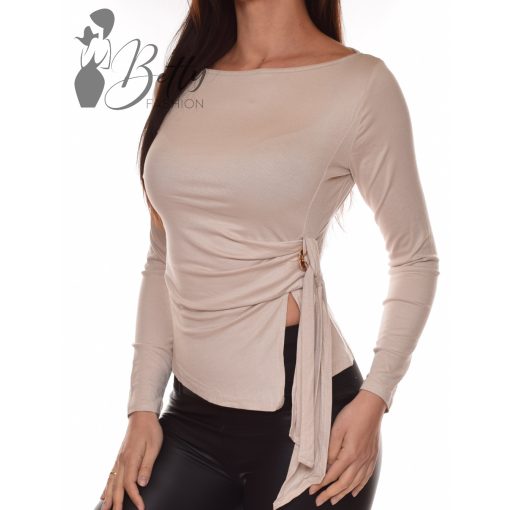 Fémdíszes, felsliccelt felső S-M-L