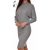 Kötött midi ruha + strasszos felső szett S/M, L/XL