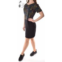 Felül feliratos, rövid ujjú ruha S/M, M/L, L/XL