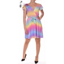 Színátmenetes, felül átlapolt ruha M, L, XL