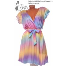 Színátmenetes, felül átlapolt ruha M, L, XL