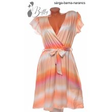 Színátmenetes, felül átlapolt ruha M, L, XL