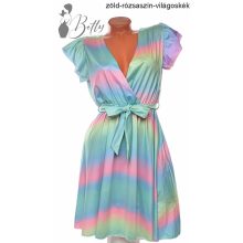 Színátmenetes, felül átlapolt ruha M, L, XL