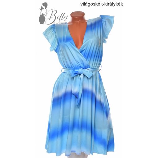 Színátmenetes, felül átlapolt ruha M, L, XL