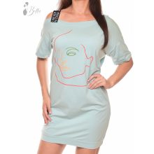 Nyitott vállú, mintás ruha S/M, L/XL , XL/2XL