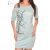 Nyitott vállú, mintás ruha S/M, L/XL , XL/2XL