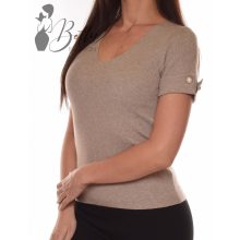 Hullámos kivágású, kötött felső S-M-L