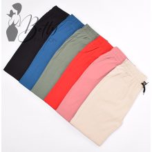 Nagy méretű, egyszínű, gumis derekú nadrág 2XL/3XL, 3XL/4XL, 4XL/5XL, 5XL/6XL