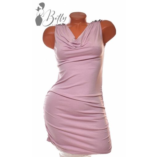 Egyszínű, ejtett nyakú tunika M/L, XL/2XL