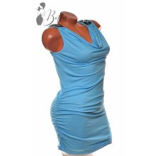 Egyszínű, ejtett nyakú tunika M/L, XL/2XL